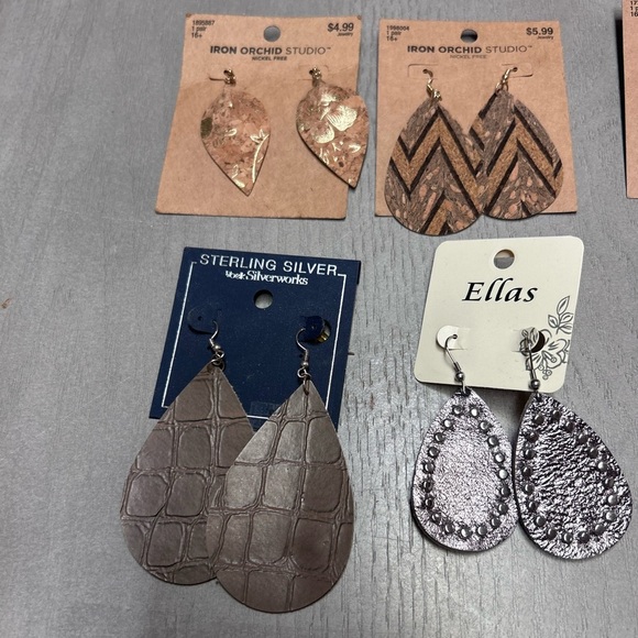 Light‎ Weight Earrings Bundle Set Of 9 Boho Hippie Design. Trending - Picture 2 of 11